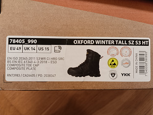 Talve turvasaapad Oxford Tall S3 HT, EU 49, Helly Hansen (2 foto / 4)