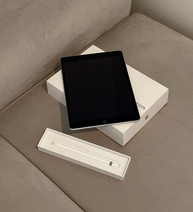 iPad 64GB 10.2” (9. Gen 2021) Uueväärne + Pliiats (1 foto / 3)