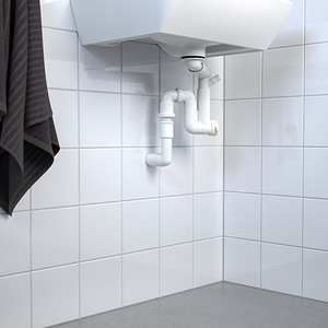 Новый Ikea RÄNNILEN сифон с гибкой трубкой, 1 чаша (2 фото из 2)