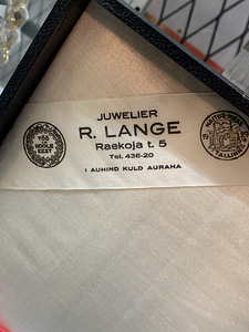 Lusikad hõbe 875, Eesti meister. R.LANGE (5 foto / 5)