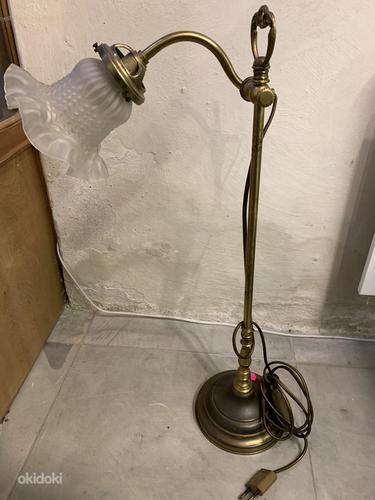 Антикварная настольная лампа. Франция. (фото #1)