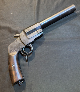 Saksa signaalpüstol Hebel Model 1894, mida kasutati Esimese maailmasõja ajal (2 foto / 8)