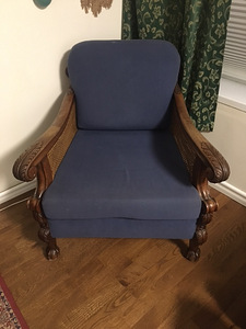 Müüa antiik tugitool rotangist (1 foto / 2)