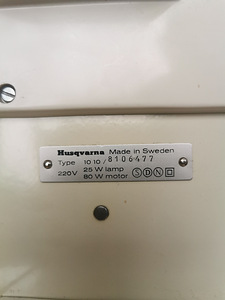 Õmblusmasin Husqvarna (2 foto / 3)