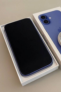 iPhone 16, 128 ГБ, ультрамарин. (2 фото из 2)