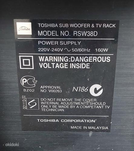 Toshiba 38D9UXR тумба под телевизор тумба под телевизор звук (фото #3)