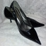 Uued Itaalia Naiste mustad tikk-kontsaga kingad, patent 38 (foto #1)