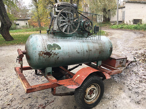 Müüa tööstuslik õhukompressor ratastel järelveetav 460LT (3 foto / 6)