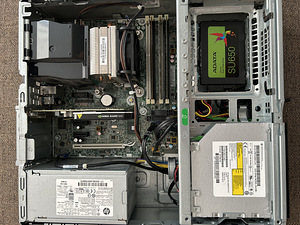 HP EliteDesk 700 G1 SFF ( i5/12GB ram/120gb ssd/2gb video ) (7 foto / 7)