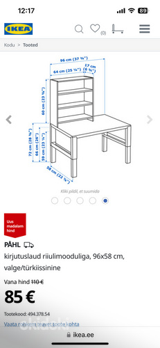 Ikea laste tool ja laud (foto #9)