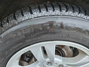 BMW X3 17" veljed lamellrehvidega 215/65R17 (6 foto / 7)
