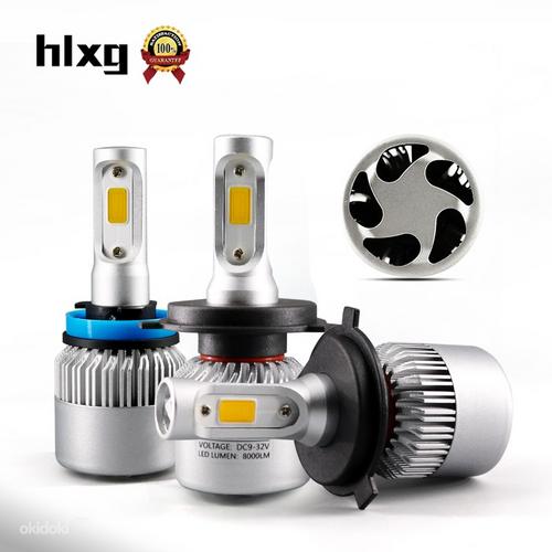 Лампа: H8/H9/H11; COB LED 72W 5000K/ 6500K (фото #1)