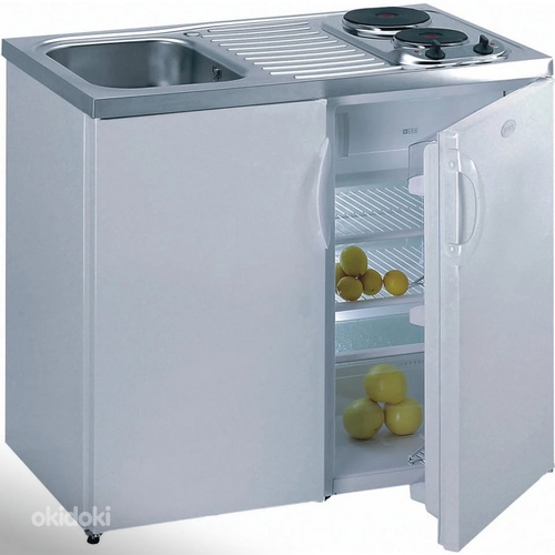 Мини-кухня Gorenje с дополнительными шкафами, шкафом с ящика