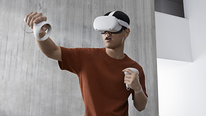 Virtuaalprillid OCULUS Quest 2 (128GB)+ Touch juhtpuldid (1 foto / 4)
