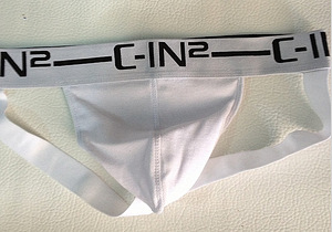 Meeste aluspesu Jockstrap, suurus M, (82 - 88 cm) valged (2 foto / 2)