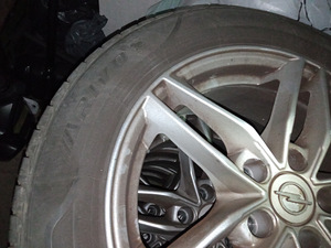 Качественные литые диски Astra K(J) с летними шинами 205/55R (2 фото из 4)