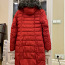 Зимний пуховик пальто куртка с нат. воротником чернобурка S (фото #3)