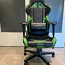 Кресло геймера DXRacer Racing Pro R131-NE, черный/зеленый (фото #2)