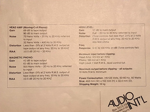 GAS (Great American Sound) Thaedra. Preamplifier (6 foto / 8)