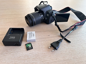 Canon EOS 700D + EF-S 18–55mm IS komplekt (2 foto / 3)