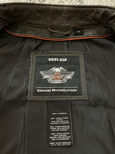 Nahktagi Harley Davidson (originaal) suurus XL (4 foto / 6)