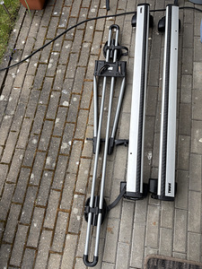 Thule raamid ja jalgrattahoidja auto katusele (2 foto / 7)