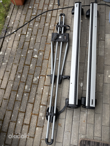 Thule raamid ja jalgrattahoidja auto katusele
