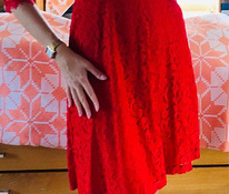 Новое торжественное кружевное платье Lindex № S
