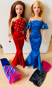 Новый набор модных кукол в вечерних платьях