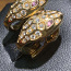 Serpenti Seduttori earrings in rose gold with rubellite eyes (foto #2)