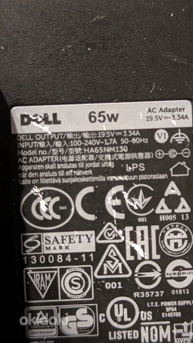 Адаптер переменного тока Dell 65 Вт (фото #1)