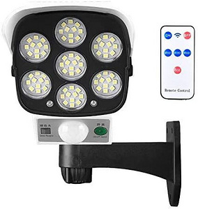 LED liikumisanduriga päikesepatareil õuelamp + pult (5 foto / 6)