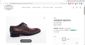 ANDREW BROWN MADE IN ITALY LUXURY KINGAD HAND MADE (3 foto / 6)