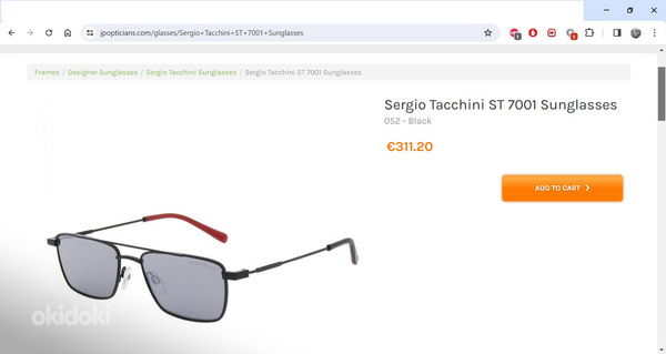 Sergio tacchini päikese prillid made in italy (foto #4)