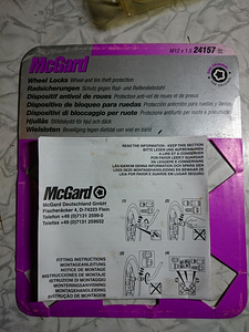 Vargusvastased muttrid McGard kvaliteet firma (2 foto / 3)