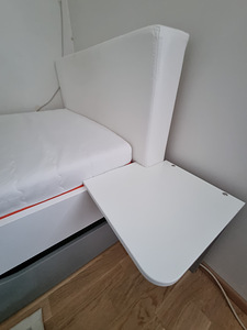 Voodi 90/200 peatsiga VALGE (3 foto / 6)