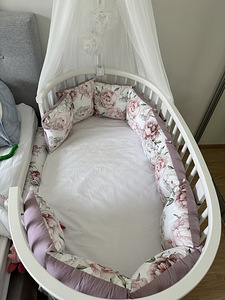 Stokke Sleepi mini voodi + lapsevoodi (0-36kuud), valge (4 foto / 8)