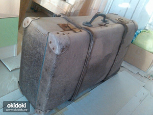 Retro kohver, käsitsi valmistatud