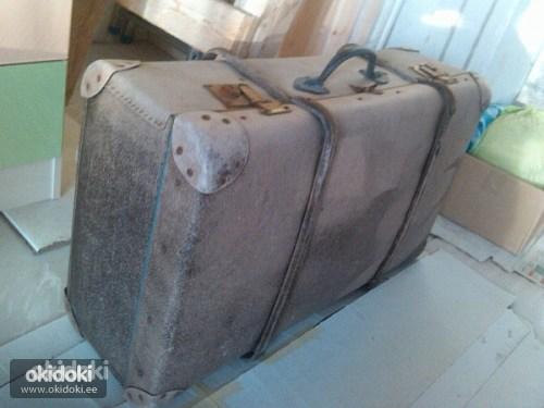 Retro kohver, käsitsi valmistatud (foto #1)