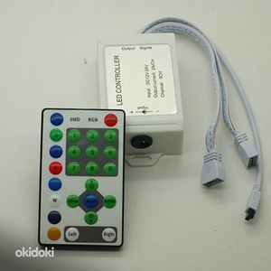5m led rgb 5050 riba (programmidega + puldiga, ip65) (3 foto / 3)