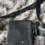 Crossbody черная кожаная сумка (фото #1)