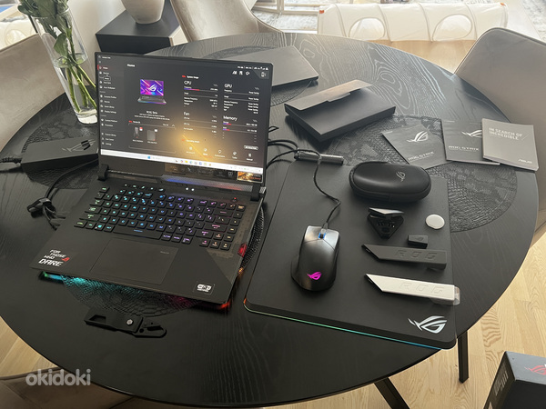 Sülearvuti Asus Rog Strix G533Q + Hiir + Hiirealus
