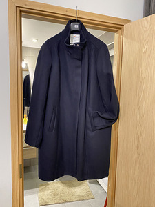 НОВЫЙ !! Пальто 2XL, темно-синее (3 фото из 4)