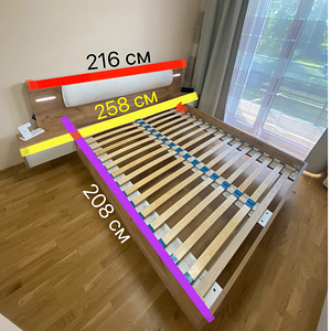 Magamistoa mööbel, voodi 160x200, kummut ja kapp (4 foto / 4)