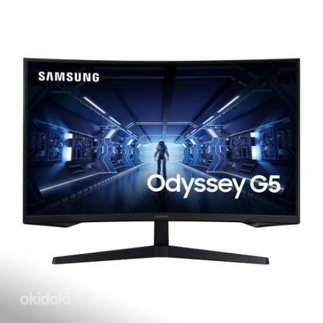 Samsung Odyssey G5, 27", nõgus QHD, 144 Hz DEFEKTIGA (foto #1)