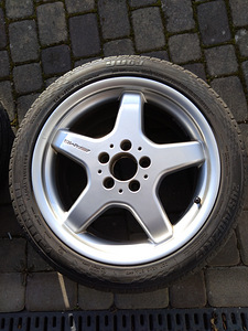 17 " MB AMG erilaiused veljed rehvidega 5x112 7,5" ja 8,5" (2 foto / 9)