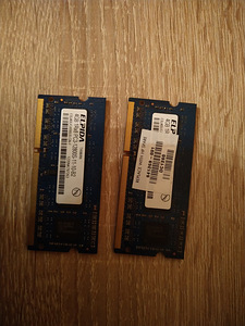 Elpida 4GB PC3-12800 1RX8 DDR3-1600Mhz Sodimm 2 tk mälukaart (1 foto / 1)