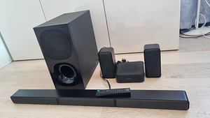 Sony 5.1 soundbar HT-S40R, ribakõlar, kodukino