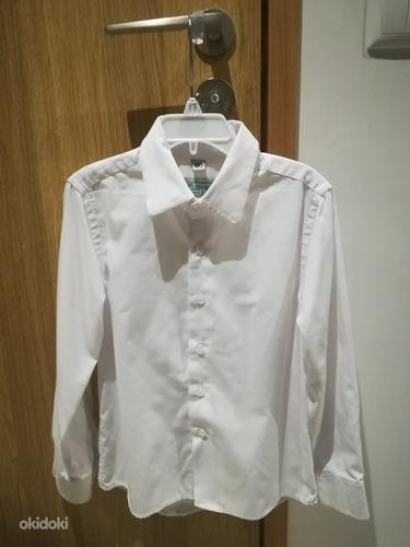 Белая рубашка (р.122 см.) (фото #1)