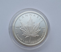 Hõbemünt Silver Shield Cannabis 2020 1 OZ